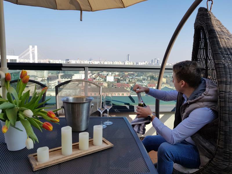 Penthouse Orhideea Lejlighedshotel Bukarest Eksteriør billede